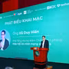 Ông Vũ Duy Hiền - Phó Tổng Thư ký kiêm Chánh Văn phòng Hiệp hội An ninh mạng Quốc gia (NCA) cho rằng có 3 yêu cầu then chốt với việc vận hành và giám sát thị trường tài sản số. (Ảnh: Minh Sơn/Vietnam+)