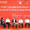Tọa đàm “Chính phủ số và dịch vụ công thế hệ mới" trong khuôn khổ Diễn đàn Cấp cao Chuyển đổi số quốc gia. (Ảnh: Bộ KHCN)