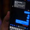 Ứng dụng Messenger không thể truy cập. (Ảnh: Minh Sơn/Vietnam+)