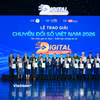 Lễ trao Giải thưởng Chuyển đổi số Việt Nam - Vietnam Digital Awards (VDA) 2026 đã diễn ra tại Hà Nội. (Ảnh: Minh Sơn/Vietnam+)