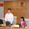 Thứ trưởng Bộ Khoa học và Công nghệ Bùi Hoàng Phương phát biểu tại sự kiện. (Ảnh: Minh Sơn/Vietnam+)