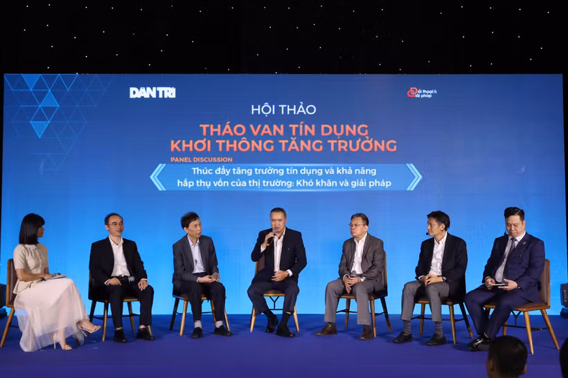 Các đại biểu trao đổi thảo luận tại hội thảo. (Ảnh: PV/Vietnam+)
