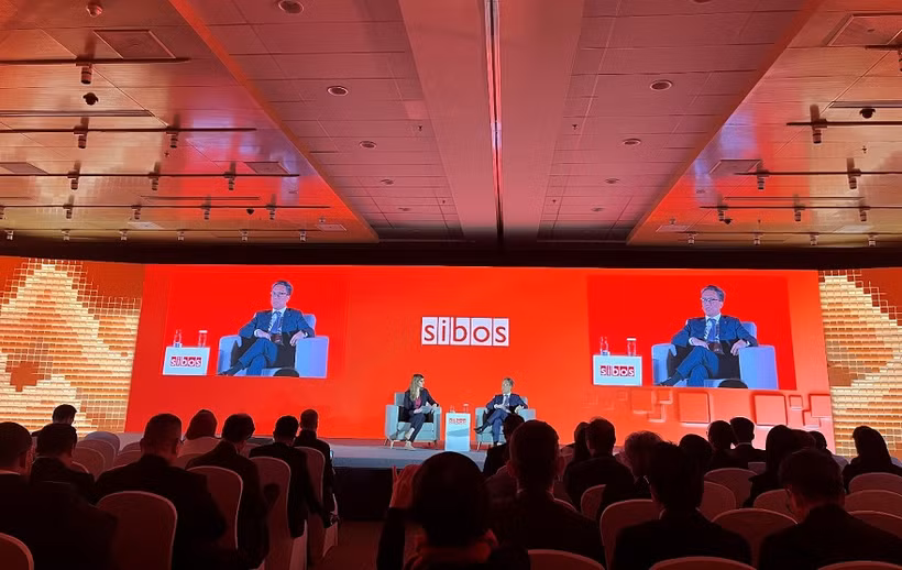 Toàn cảnh hội nghị Sibos 2024. (Ảnh: Vietnam+)