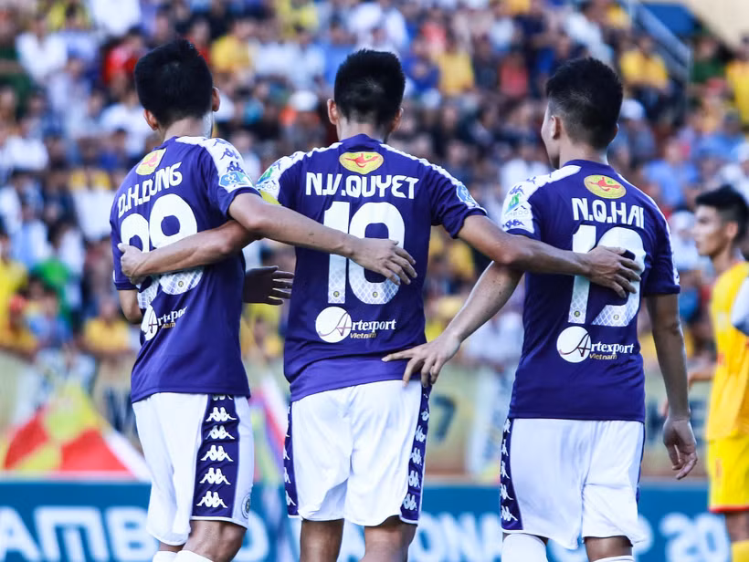 Hà Nội FC giành tới 5 chức vô địch V-League nhưng chưa một lần lên ngôi ở sân chơi Cúp Quốc gia. (Ảnh: Nguyên An)