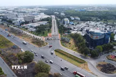 Một góc Khu công nghiệp Biên Hòa 2, Đồng Nai. (Ảnh: Sỹ Tuyên/TTXVN)