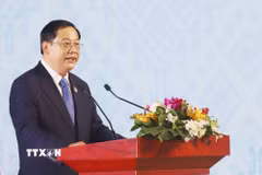 Thủ tướng Lào Sonexay Siphandone. (Ảnh: Xuân Tú/TTXVN)