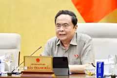Chủ tịch Quốc hội Trần Thanh Mẫn phát biểu. (Ảnh: Doãn Tấn/TTXVN)