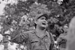 Ông Edén Pastora - cựu lãnh đạo du kích quân Sandino có biệt danh "Comandante Cero - Chỉ huy số 0." (Nguồn: Getty Images)