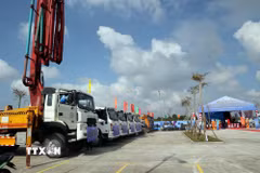 Một dự án tại phường Quảng Phú, thành phố Đà Nẵng. (Ảnh: Trần Tĩnh/TTXVN)