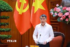Thủ tướng Lê Minh Hưng, Trưởng Ban Chỉ đạo Trung ương thực hiện các Chương trình mục tiêu quốc gia chủ trì Phiên họp thứ nhất. (Ảnh: Dương Giang/TTXVN)