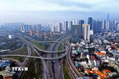 Một góc Thành phố Hồ Chí Minh. (Ảnh: Tuấn Anh/TTXVN)