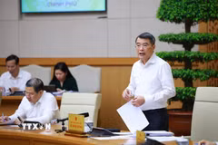 Thủ tướng Lê Minh Hưng chủ trì phiên họp Chính phủ thường kỳ tháng 5 năm 2026. (Ảnh: Dương Giang/TTXVN)