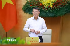 Thủ tướng Lê Minh Hưng chủ trì phiên họp Chính phủ thường kỳ tháng 5 năm 2026. (Ảnh: Dương Giang/TTXVN)