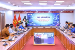 Quang cảnh buổi trao đổi nghiệp vụ. (Nguồn: Thanh niên TTXVN)
