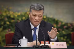 Ông Mã Hưng Thụy, Ủy viên Bộ Chính trị Ban Chấp hành Trung ương Đảng Cộng sản Trung Quốc. (Nguồn: AP)