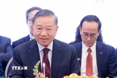 Tổng Bí thư, Chủ tịch nước Tô Lâm phát biểu tại Tọa đàm. (Ảnh: Thống Nhất/TTXVN)