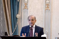 Thủ tướng Pakistan Shehbaz Sharif. (Ảnh: THX/TTXVN)