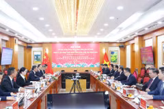 Quang cảnh hội đàm. (Ảnh: Phương Hoa/TTXVN)