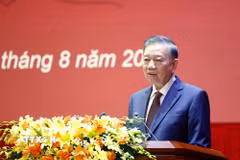 Giáo sư-Tiến sỹ Tô Lâm, Tổng Bí thư, Chủ tịch nước phát biểu chỉ đạo. (Ảnh: Thống Nhất/TTXVN)