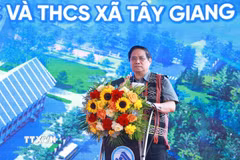 Thủ tướng Phạm Minh Chính phát biểu tại lễ khởi công. (Ảnh: Dương Giang/TTXVN)