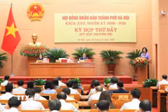 Quang cảnh phiên khai mạc kỳ họp. (Ảnh: Vũ Quang/TTXVN)