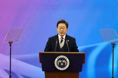 Tân Tổng thống Hàn Quốc Lee Jae-myung. (Ảnh: THX/TTXVN)