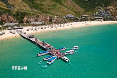 Khu du lịch Kỳ Co, Quy Nhơn. (Ảnh: Nguyên Linh/TTXVN)