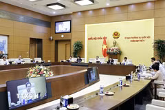 Chủ tịch Quốc hội Trần Thanh Mẫn phát biểu. (Ảnh: Doãn Tấn/TTXVN)