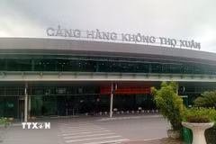 Cảng hàng không Thọ Xuân (Thanh Hóa). (Ảnh: Nguyễn Nam/TTXVN)
