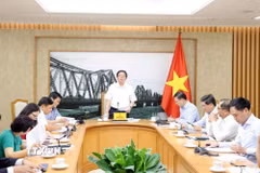 Phó Thủ tướng Hồ Quốc Dũng phát biểu. (Ảnh: TTXVN phát)