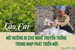 Mở hướng đi cho nghề truyền thống trong nhịp phát triển mới ở Lào Cai