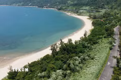 Bán đảo Sơn Trà (Đà Nẵng). (Ảnh: Quốc Dũng/TTXVN)