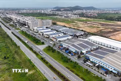 Một góc Khu công nghiệp VSIP Hải Phòng. (Ảnh: Vũ Sinh/TTXVN)