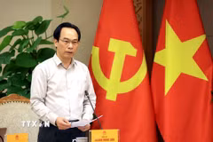 Bộ trưởng Bộ Giáo dục và Đào tạo Hoàng Minh Sơn (Ảnh: Tuấn Anh/TTXVN)