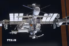 Trạm Vũ trụ Quốc tế (ISS). (Ảnh: AFP/TTXVN)
