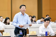 Bộ trưởng Bộ Xây dựng Trần Hồng Minh phát biểu. (Ảnh: Doãn Tấn/TTXVN)