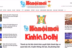 Giao diện Báo Hànộimới.