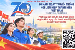 Triển lãm trực tuyến 70 năm Ngày truyền thống Hội Liên hiệp Thanh niên Việt Nam