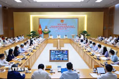 Hội nghị triển khai thực hiện Chương trình mục tiêu quốc gia phát triển văn hóa-xã hội, nông thôn, dân tộc và miền núi giai đoạn 2026-2035. (Ảnh: Dương Giang/TTXVN)