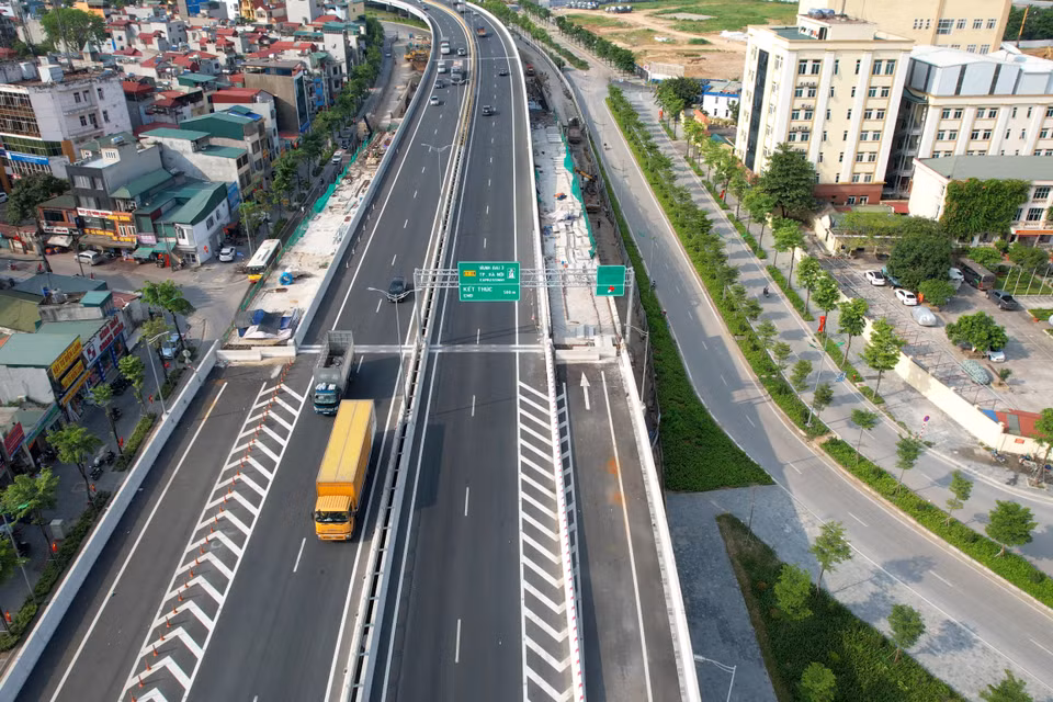 Công trình chính thức được thông xe và đưa vào khai thác từ ngày 11/10/2020. (Ảnh: Văn Hào/Vietnam+)