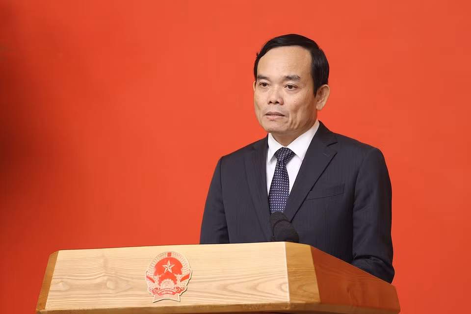 Ông Trần Lưu Quang, Phó Thủ tướng Chính phủ phát biểu nhận nhiệm vụ. (Ảnh: Dương Giang/TTXVN)