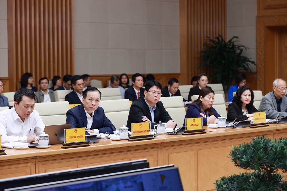 Các đại biểu tham dự Hội nghị toàn quốc về du lịch năm 2023. (Ảnh: Dương Giang/TTXVN)