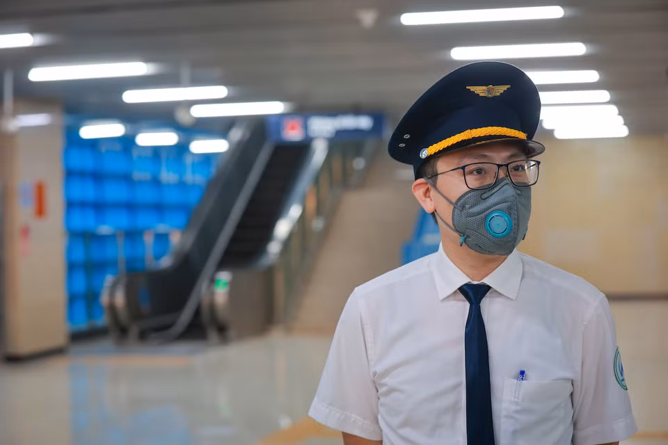 Dự án đường sắt đô thị Cát Linh-Hà Đông dài 13,05 km đi hoàn toàn trên cao, trên tuyến có 12 nhà ga; điểm đầu và cuối tuyến ga Cát Linh (phố Cát Linh, quận Ba Đình, Hà Nội) và ga Yên Nghĩa (bến xe Yên Nghĩa, quận Hà Đông). (Ảnh: Minh Sơn/Vietnam+)
