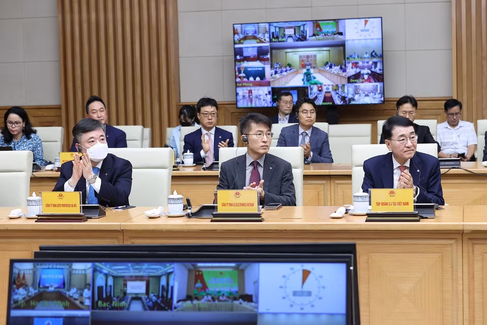 Hợp tác kinh tế luôn là trụ cột quan trọng và là một điểm sáng trong bức tranh tổng thể quan hệ hợp tác song phương Việt Nam-Hàn Quốc. (Ảnh: Dương Giang/TTXVN)