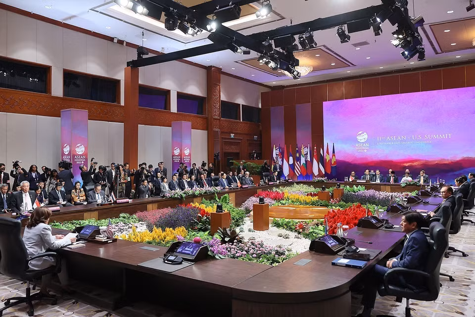 Quang cảnh Hội nghị Cấp cao ASEAN-Hoa Kỳ lần thứ 11. (Ảnh: Dương Giang/TTXVN)