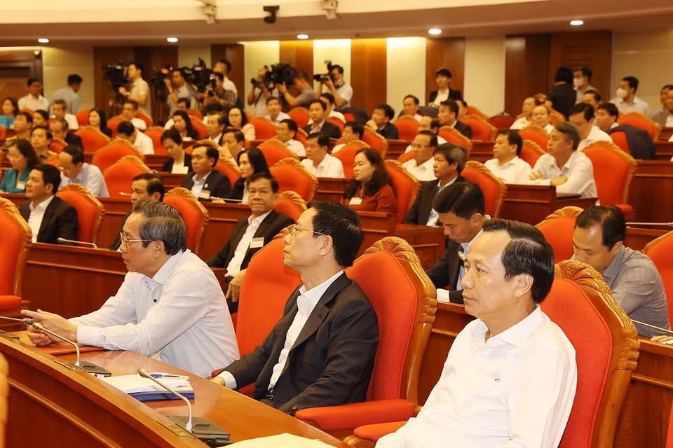 Các đại biểu dự hội nghị. (Ảnh: Trí Dũng/TTXVN)