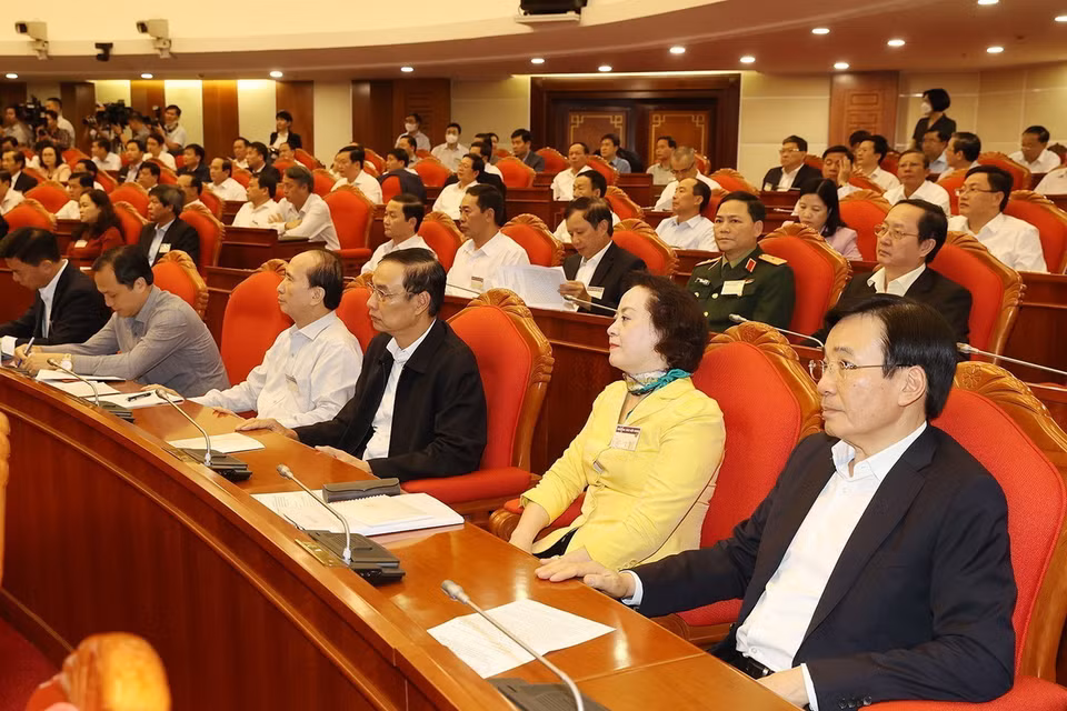  Các đại biểu dự hội nghị. (Ảnh: Trí Dũng/TTXVN)