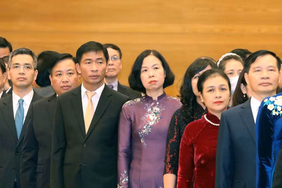 Các đại biểu dự lễ kỷ niệm. (Ảnh: TTXVN)