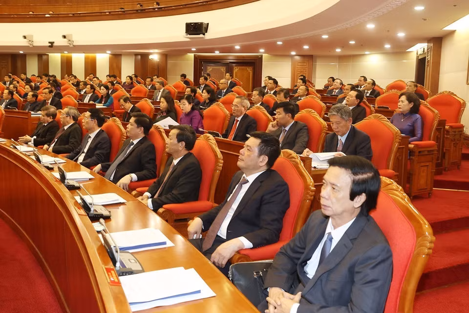 Các đại biểu dự bế mạc hội nghị. (Ảnh: Trí Dũng/TTXVN)