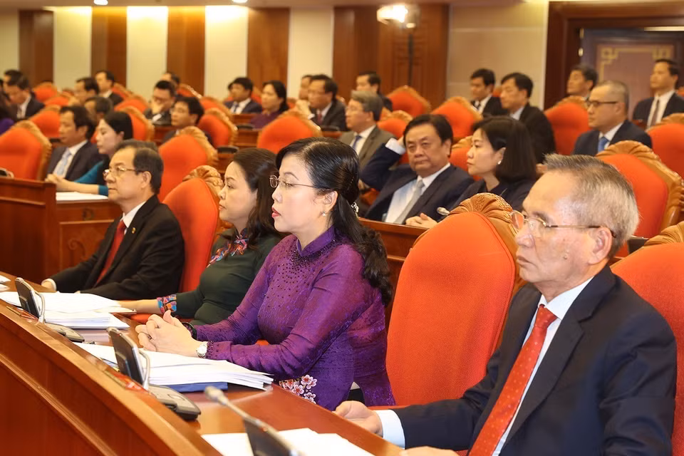 Các đại biểu dự bế mạc hội nghị. (Ảnh: Trí Dũng/TTXVN)